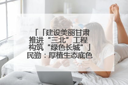「建设美丽甘肃 推进“三北”工程 构筑“绿色长城”」民勤：厚植生态底色 筑牢绿色屏障