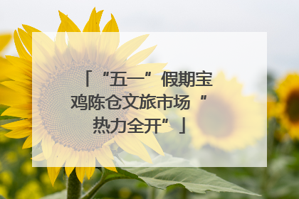 “五一”假期宝鸡陈仓文旅市场“热力全开”
