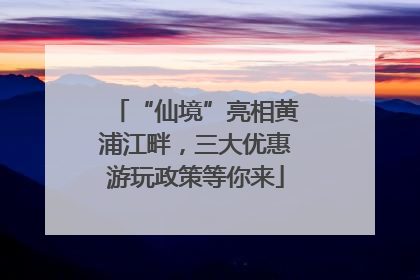 “仙境”亮相黄浦江畔，三大优惠游玩政策等你来