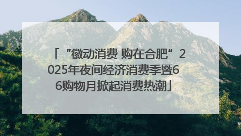 “徽动消费 购在合肥”2025年夜间经济消费季暨66购物月掀起消费热潮