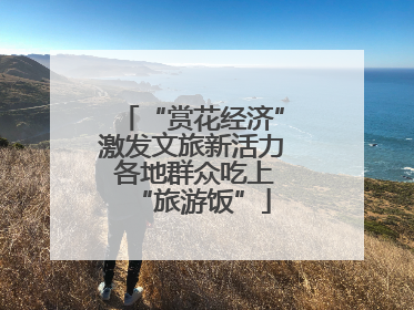 “赏花经济”激发文旅新活力 各地群众吃上“旅游饭”