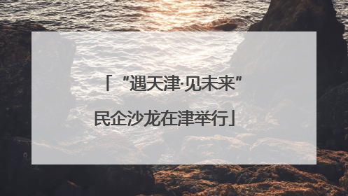 “遇天津·见未来”民企沙龙在津举行