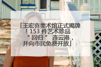 王宏喜美术馆正式揭牌！153 件艺术珍品 “ 回归 ” 连云港，并向市民免费开放