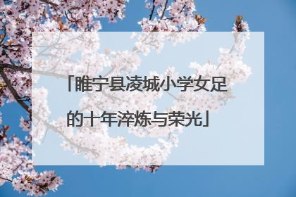 睢宁县凌城小学女足的十年淬炼与荣光