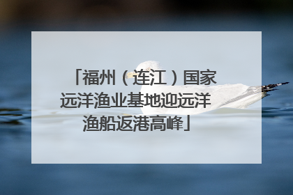 福州（连江）国家远洋渔业基地迎远洋渔船返港高峰