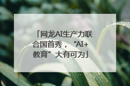 网龙AI生产力联合国首秀，“AI+教育”大有可为