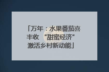 万年：水果番茄喜丰收 “甜蜜经济”激活乡村新动能