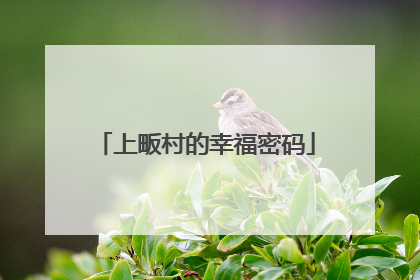 上畈村的幸福密码