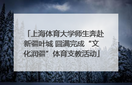 上海体育大学师生奔赴新疆叶城 圆满完成“文化润疆”体育支教活动
