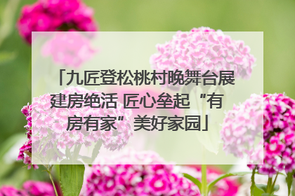 九匠登松桃村晚舞台展建房绝活 匠心垒起“有房有家”美好家园