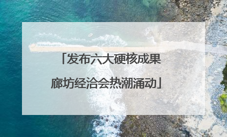 发布六大硬核成果 廊坊经洽会热潮涌动