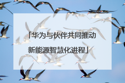 华为与伙伴共同推动新能源智慧化进程