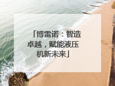 博雷诺：智造卓越，赋能液压机新未来