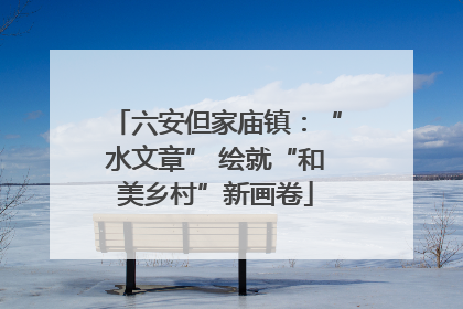 六安但家庙镇：“水文章” 绘就“和美乡村”新画卷