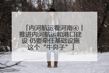 内河航运看河南④丨推进内河航运和港口建设 仍要牵住基础设施这个“牛鼻子”