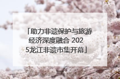 助力非遗保护与旅游经济深度融合 2025龙江非遗市集开幕