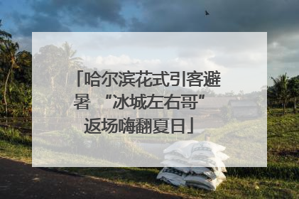 哈尔滨花式引客避暑 “冰城左右哥”返场嗨翻夏日