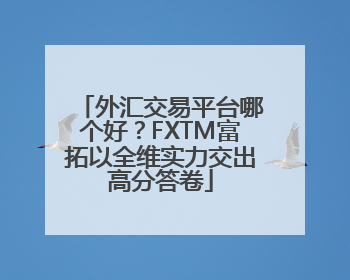 外汇交易平台哪个好？FXTM富拓以全维实力交出高分答卷