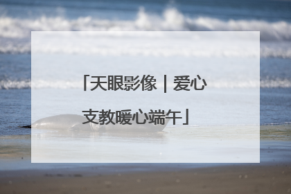 天眼影像｜爱心支教暖心端午