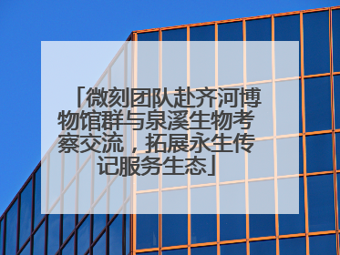 微刻团队赴齐河博物馆群与泉溪生物考察交流，拓展永生传记服务生态