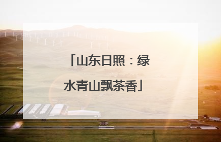 山东日照：绿水青山飘茶香