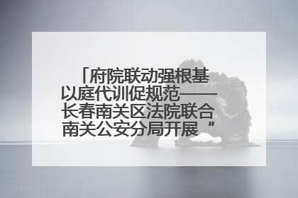 府院联动强根基 以庭代训促规范——长春南关区法院联合南关公安分局开展“以庭代训”