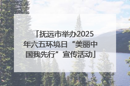 抚远市举办2025年六五环境日“美丽中国我先行”宣传活动