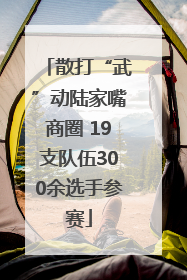 散打“武”动陆家嘴商圈 19支队伍300余选手参赛