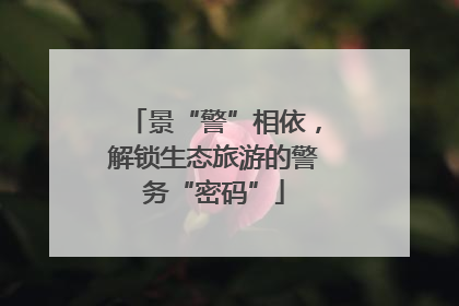 景“警”相依，解锁生态旅游的警务“密码”