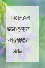 校地合作赋能冬枣产业持续稳定发展