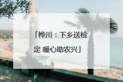 桦川：下乡送检定 暖心助农兴