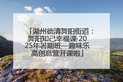 湖州德清舞阳街道：舞阳知己幸福课·2025年暑期班—趣味乐高创意营开课啦