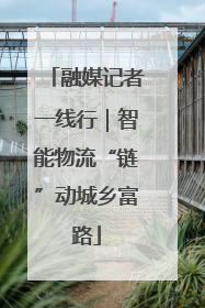 融媒记者一线行｜智能物流“链”动城乡富路