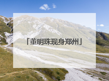 董明珠现身郑州