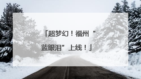 超梦幻！福州“蓝眼泪”上线！