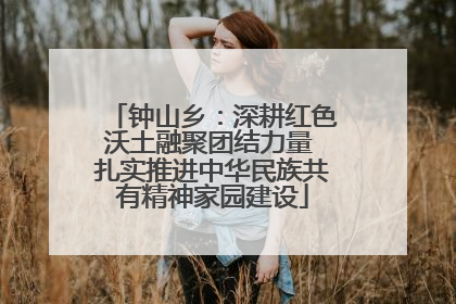 钟山乡：深耕红色沃土融聚团结力量 扎实推进中华民族共有精神家园建设
