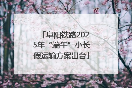 阜阳铁路2025年“端午”小长假运输方案出台
