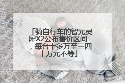 骑自行车的智元灵犀X2公布售价区间，每台十多万至三四十万元不等