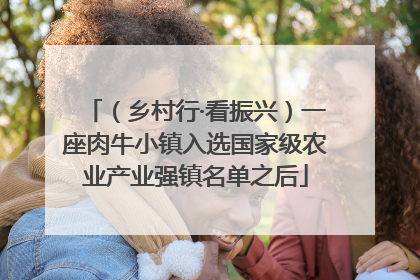 （乡村行·看振兴）一座肉牛小镇入选国家级农业产业强镇名单之后