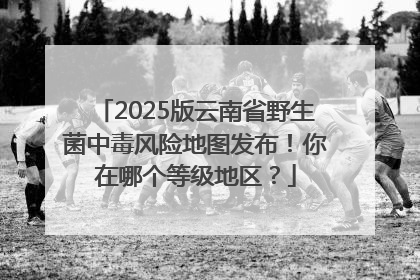 2025版云南省野生菌中毒风险地图发布！你在哪个等级地区？