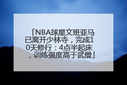 NBA球星文班亚马已离开少林寺，完成10天修行：4点半起床，训练强度高于武僧