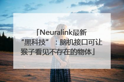 Neuralink最新“黑科技”：脑机接口可让猴子看见不存在的物体